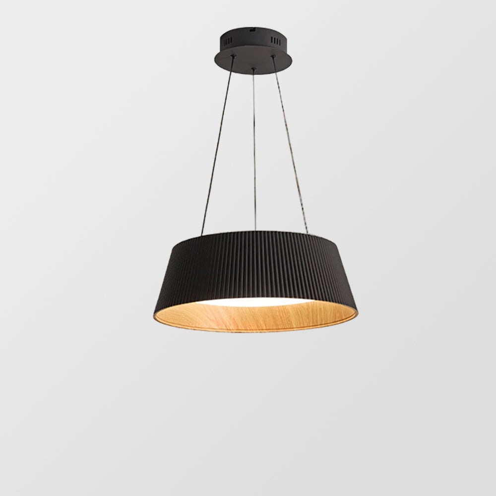 Modern Ribbed LED Pendant Light For Kitchen Island