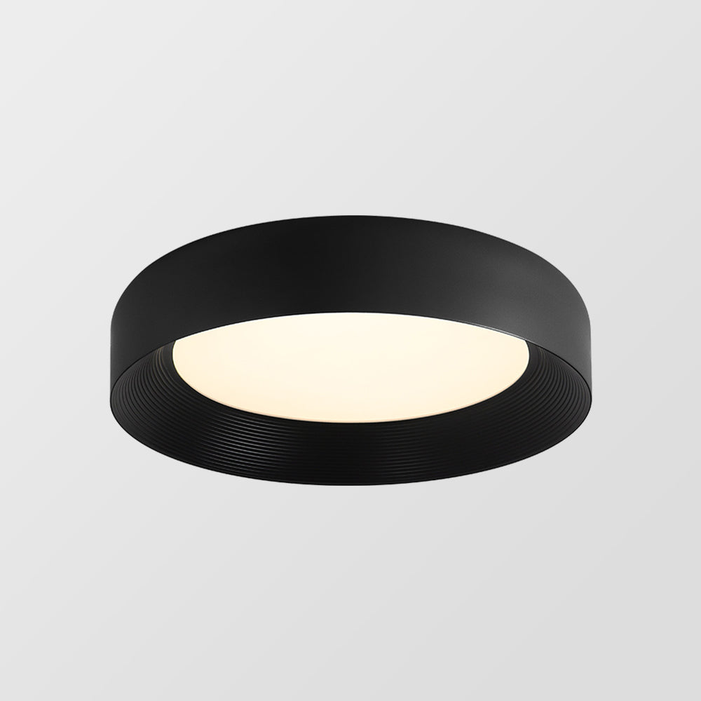 Modern LED Metal Ceiling Lamp Flush Mount Black Ceiling Light