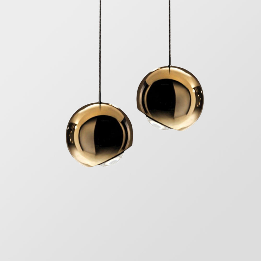 Mid-century Glass Ball LED Hanging Light