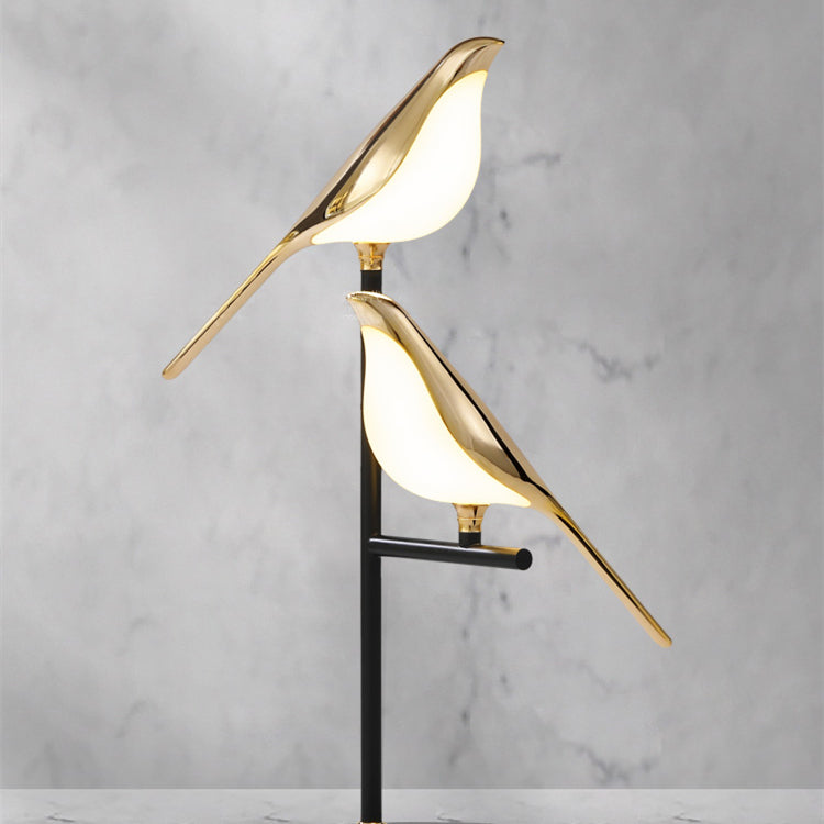 Electroplating Golden Bird Table Lamp for Bedroom -Lampsmodern