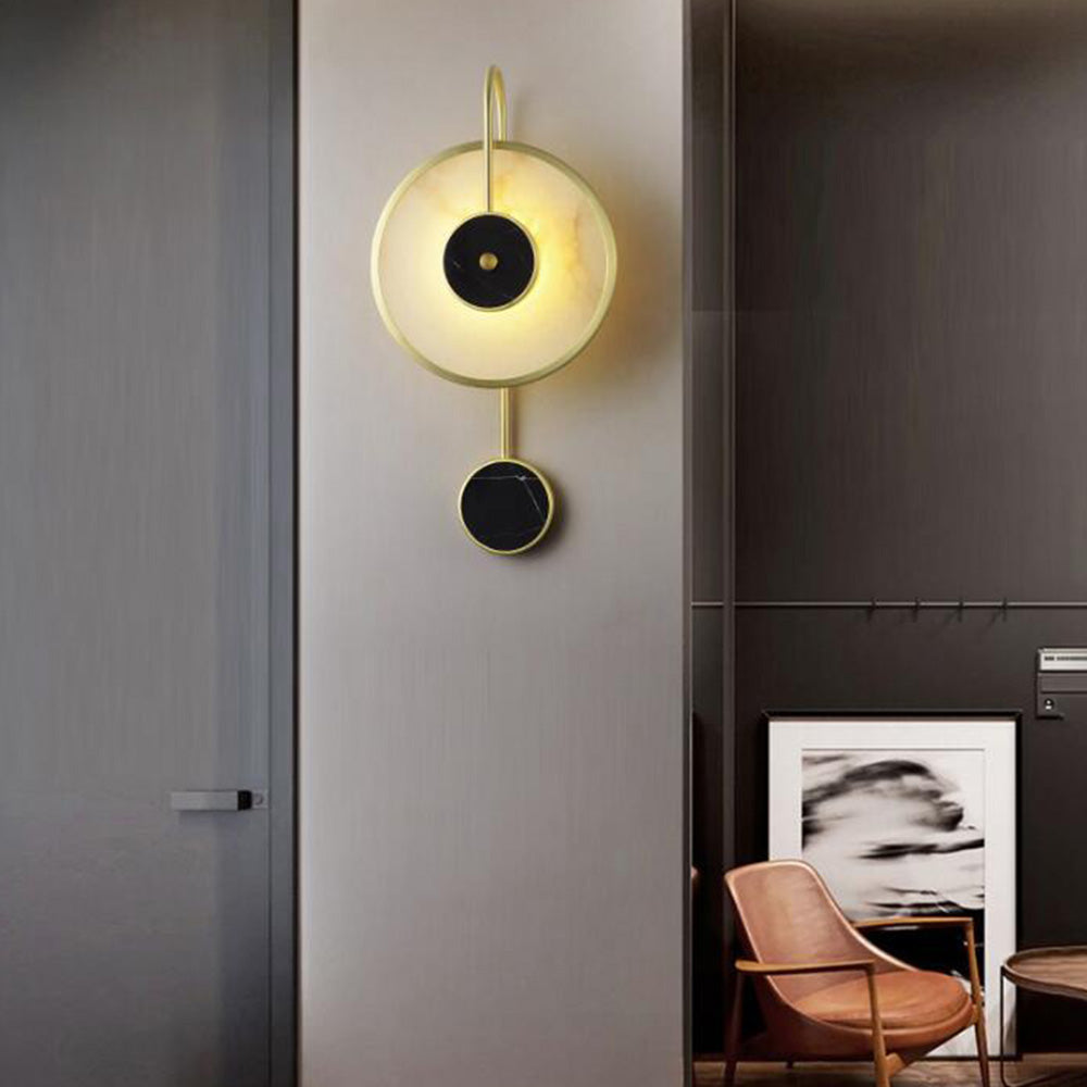 Retro Creative Indoor Round Wall Light