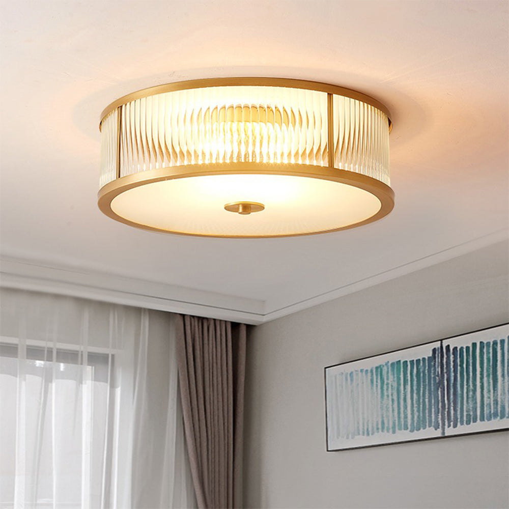 Modern Minimalism Glass Round Ceiling Lamps