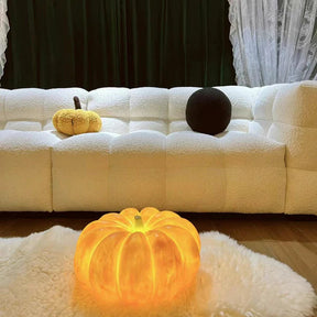 Resin Portable Pumpkin Table Light