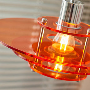 Modern UFO Shape Glass Pendant Ceiling Light