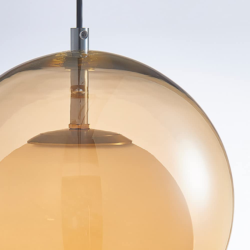 Vintage Bauhaus Glass Ball Pendant Light
