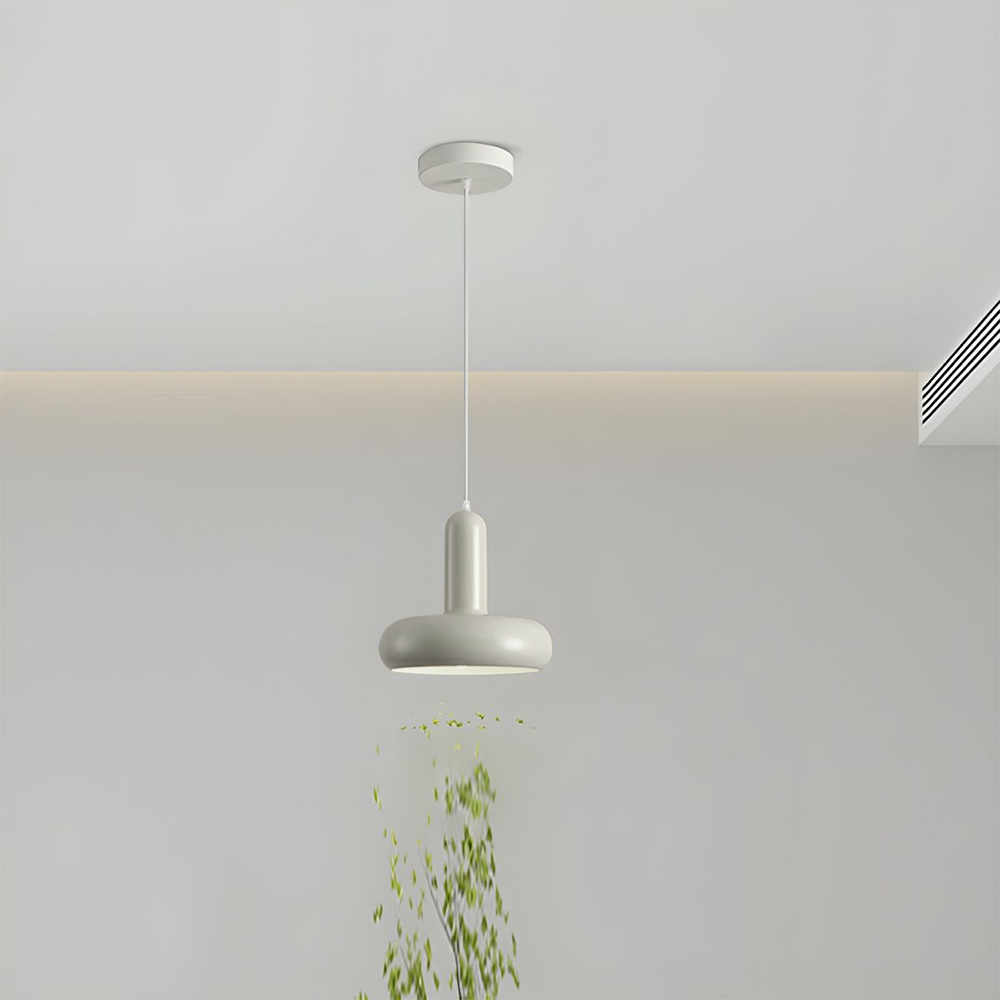 Bauhaus Puck Creamy Pendant Light