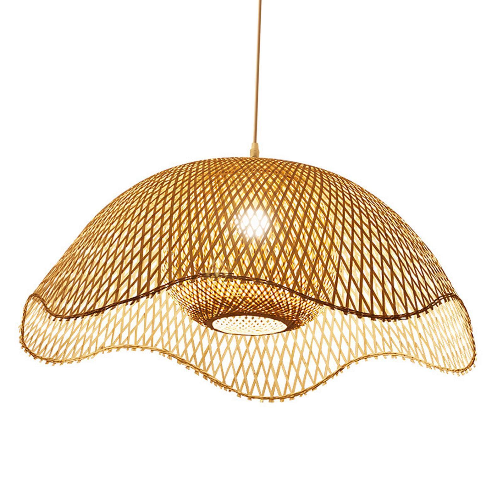 Bamboo Woven Hanging Lighting