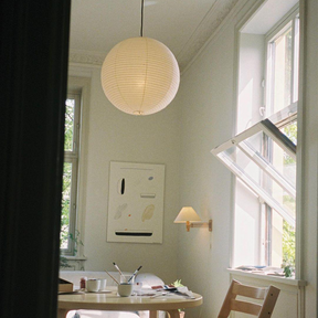 Vintage White Paper Pendant Lighting