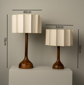 Wabi Sabi Designer Wood Table Lamp