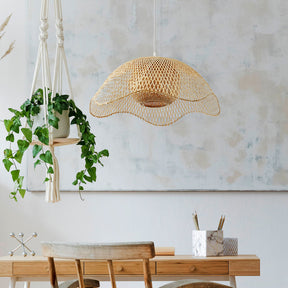 Bamboo Woven Hanging Lighting