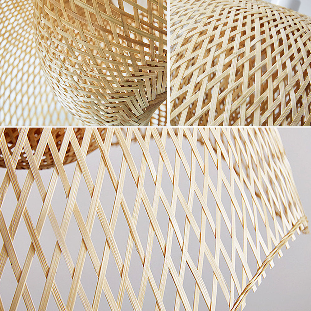 Bamboo Woven Hanging Lighting