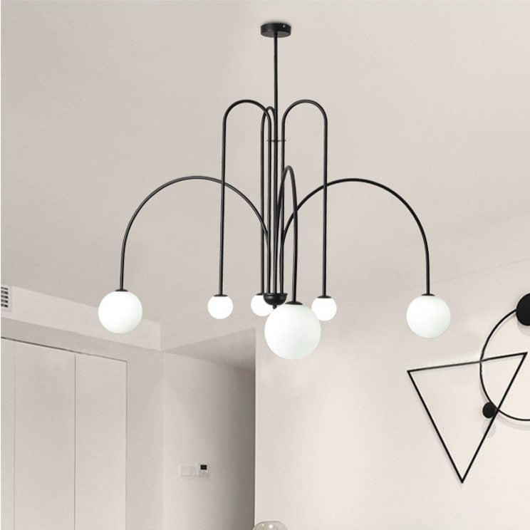 Modern Gran Finale Suspension Chandeliers Long Line Type Metal Light Fixture -Homdiy