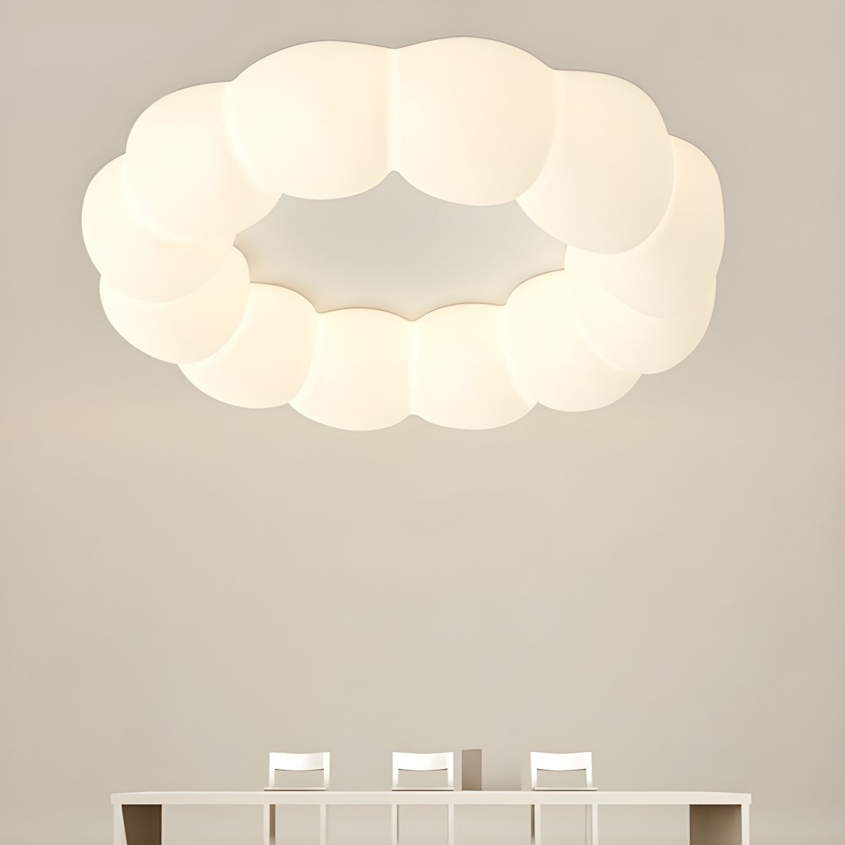 Creative White Cloud Ceiling Light