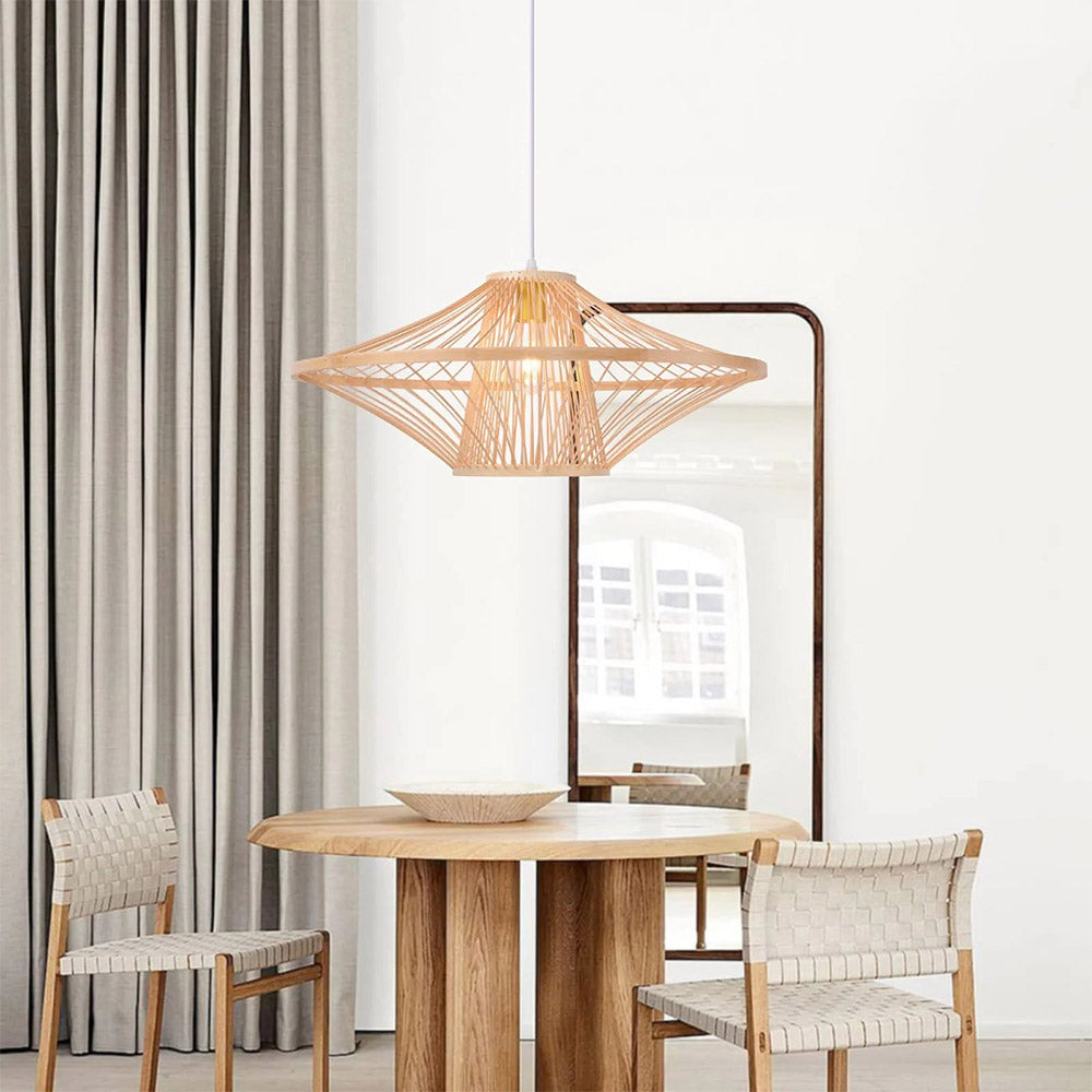Creative Handcrafted Bamboo Ceiling Lamp Pendant Light -Homdiy