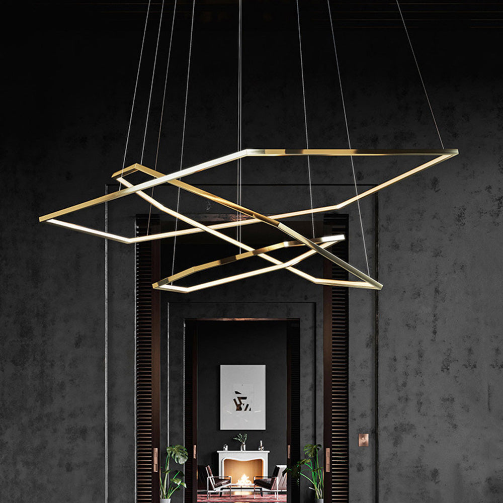 Modern Chic Geometric Polygon Pendant Light