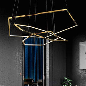 Modern Chic Geometric Polygon Pendant Light