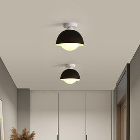 Modern Semi Flush Iron Ceiling Light