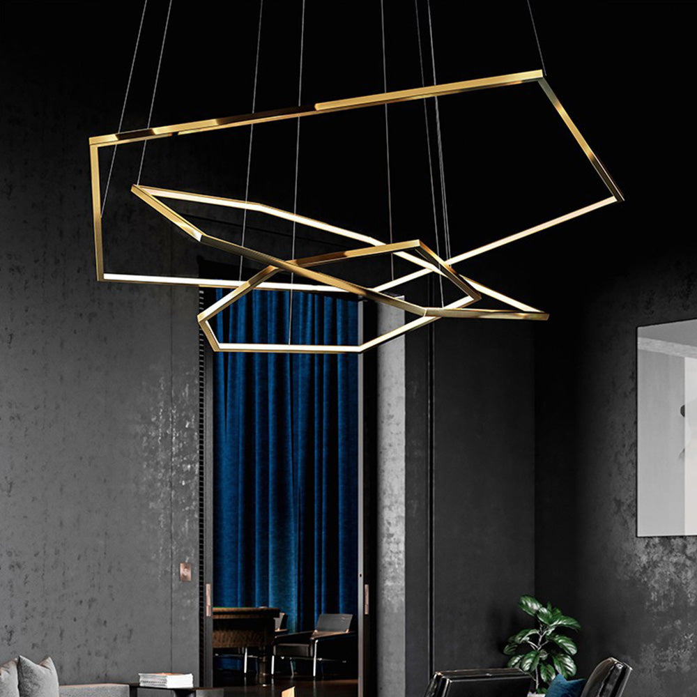 Modern Chic Geometric Polygon Pendant Light