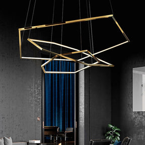 Modern Chic Geometric Polygon Pendant Light