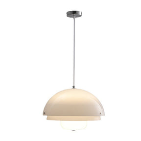 40cm Modern Nordic Style Tiered White Glass Pendant -Lampsmodern