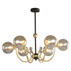 Black Adjustable Sputnik Chandeliers