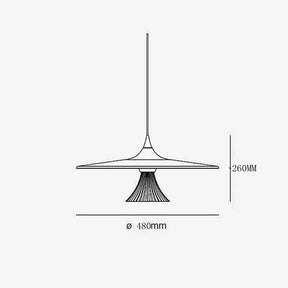 Flying Saucer Chandelier Modern Pendant Light -Lampsmodern
