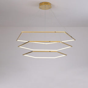 Modern Chic Geometric Polygon Pendant Light