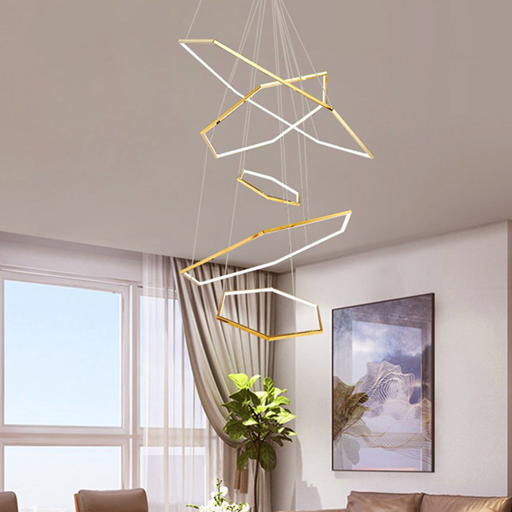 Modern Chic Geometric Polygon Pendant Light