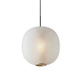 Retro Frosted Glass Pendant Light