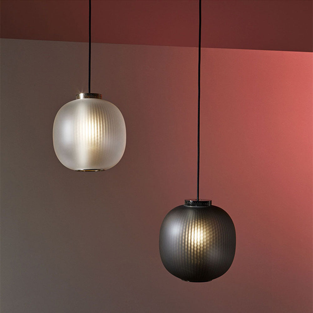 Retro Frosted Glass Pendant Light