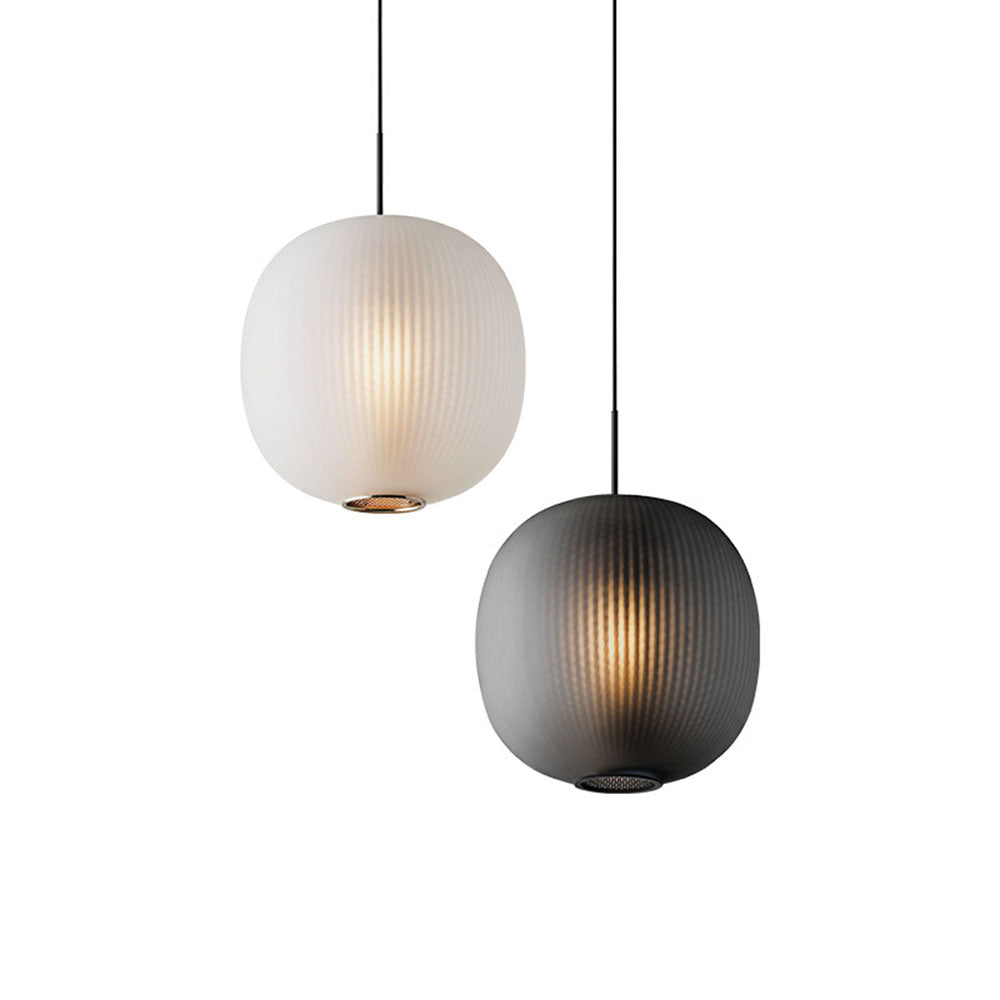 Retro Frosted Glass Pendant Light