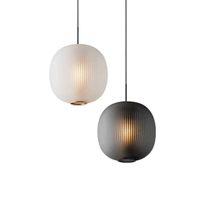 Retro Frosted Glass Pendant Light