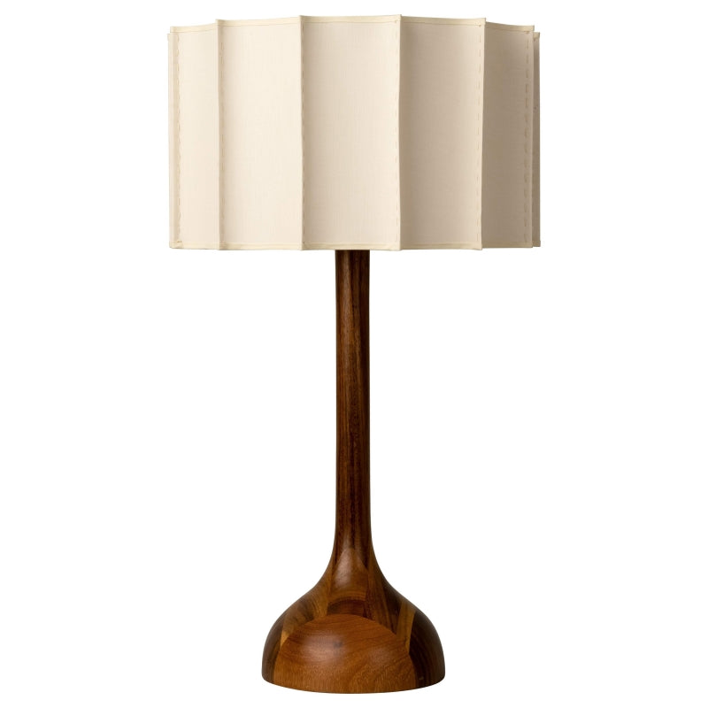 Wabi Sabi Designer Wood Table Lamp