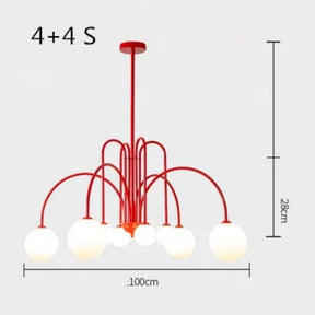 Modern Gran Finale Suspension Chandeliers Long Line Type Metal Light Fixture -Homdiy