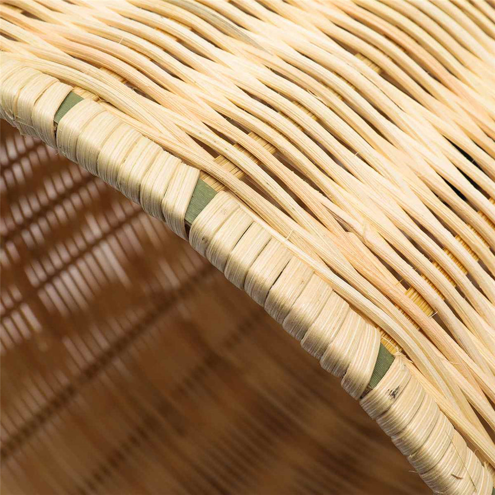 Rattan Bamboo Basket Dining Room Pendant Light -Homdiy