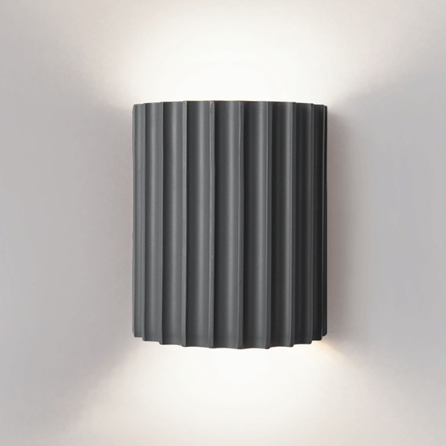 Lampsmodern Wall Light Modern Half Circle Resin Wall Sconce for