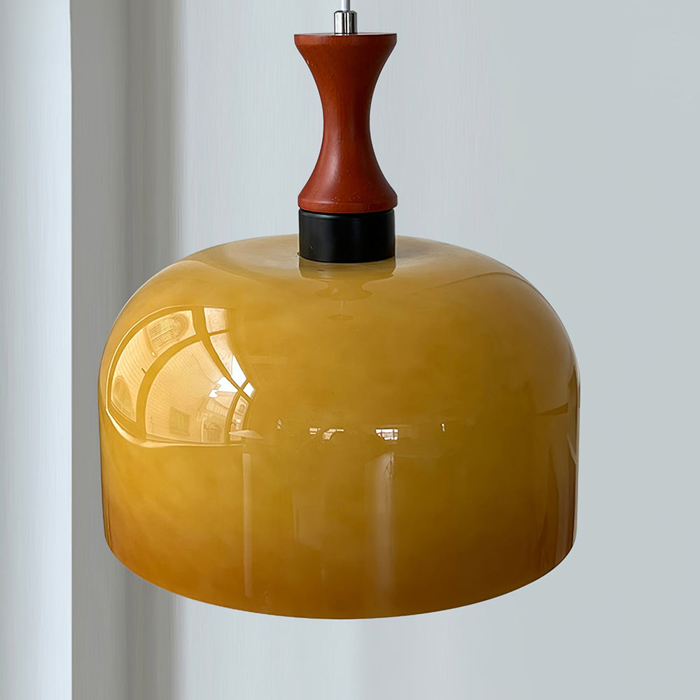 Vintage Round Glass Pendant Lights